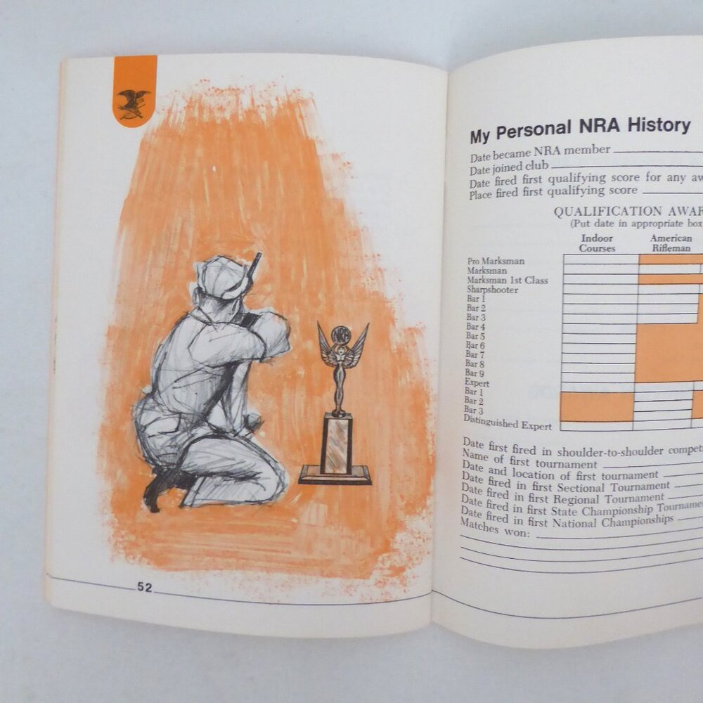 NEW VINTAGE 1971 NRA JUNIOR PROGRAM HANDBOOK SOFT COVER BOOK - Picture 9 of 11